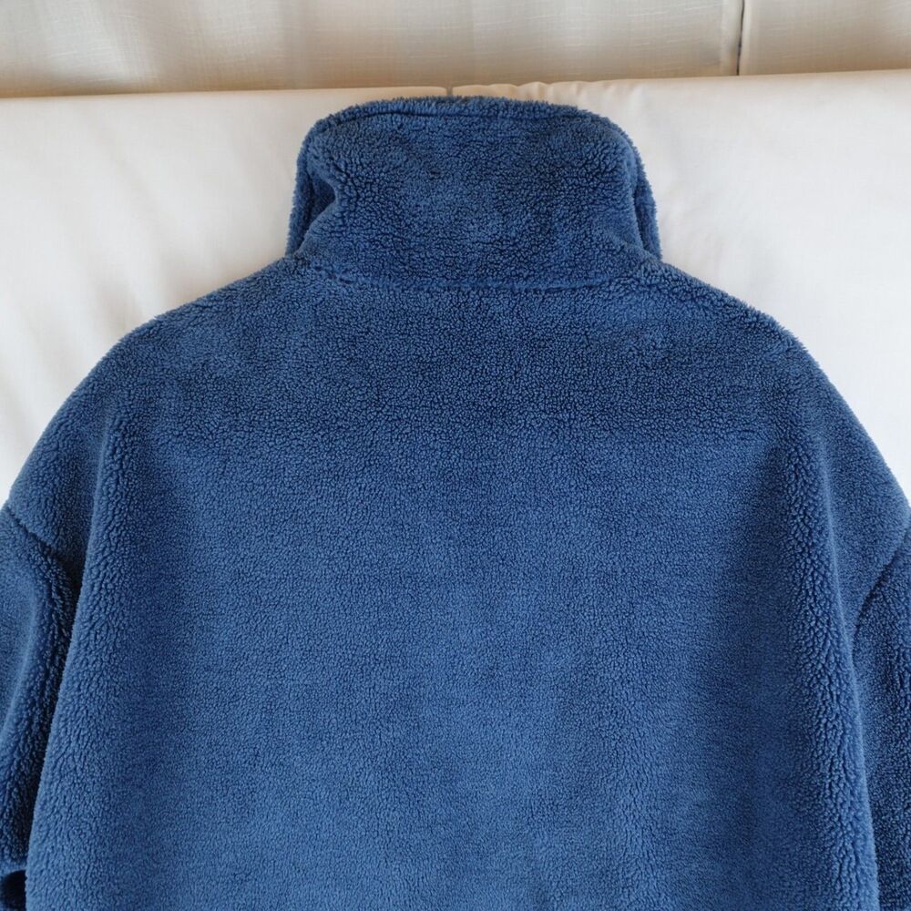Pretty Little Thing Zip Up Jacket Women's Size 8 Blue Collared Fall Comfy School - Picture 10 of 15